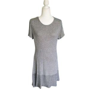 Like New Gap Gray Short-Sleeved Dress